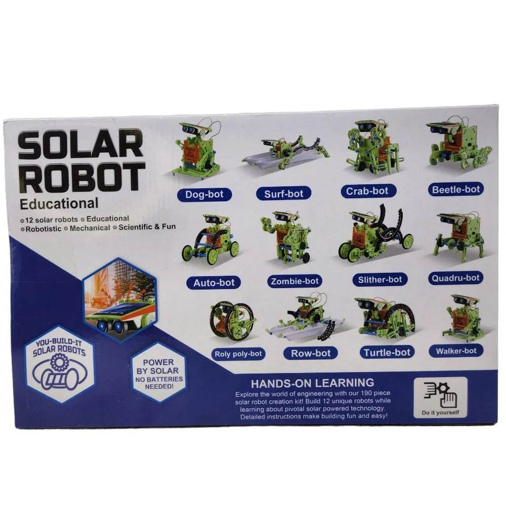 KIDPAL Solar Robot Creation Kit Educational STEM Learning Toy NEW